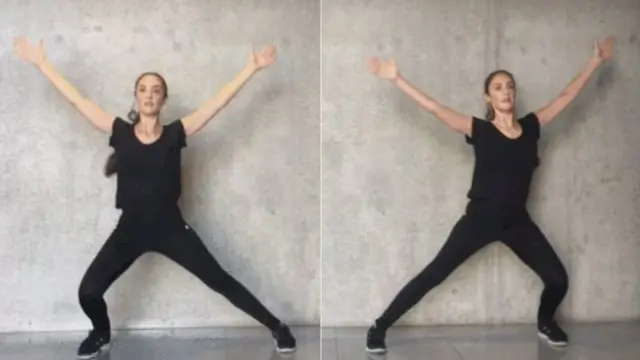 वैकल्पिक स्टार जंप.