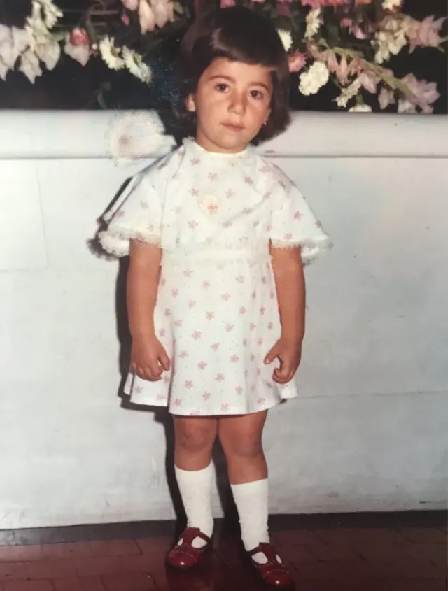 Xenia aged three in London