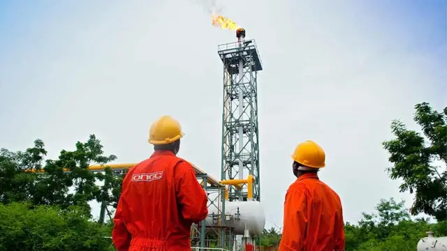 రాజమండ్రి సమీపంలో ఓఎన్‌జీసీ గ్యాస్ ఉత్పత్తి క్షేత్రం