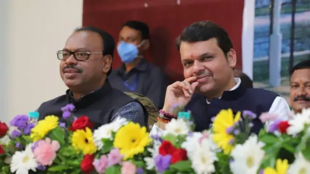 विनोद तावडे, चंद्रशेखर बावनकुळे, देवेंद्र फडणवीस, पंकजा मुंडे