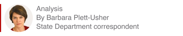Analysis box by Barbara Plett-Usher, State Department correspondent