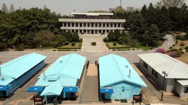 उत्तर और दक्षिण कोरियाई सीमा पर स्थित पनमुनजोम गांव जहां ट्रंप ने किम जोंग-उन के साथ बैठक का सुझाव दिया है