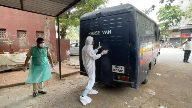 कोरोना, अंत्यसंस्कार, पोलीस