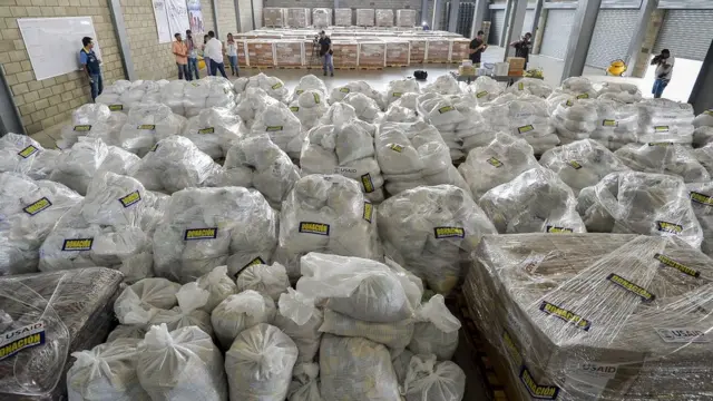 Гуманитраная помощь для Венесуэлы в Кукуте