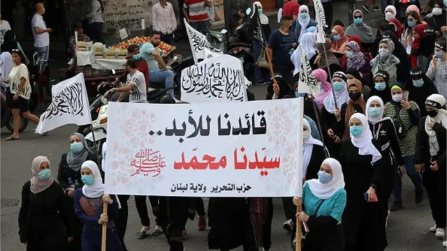 Zanga-zangar Allah wadai da kalaman Macron na Faransa a ranar Juma'a 30 ga watan Oktoba 2020