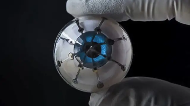 ดวงตาที่พิมพ์จากเครื่องพิมพ์ 3 มิติ