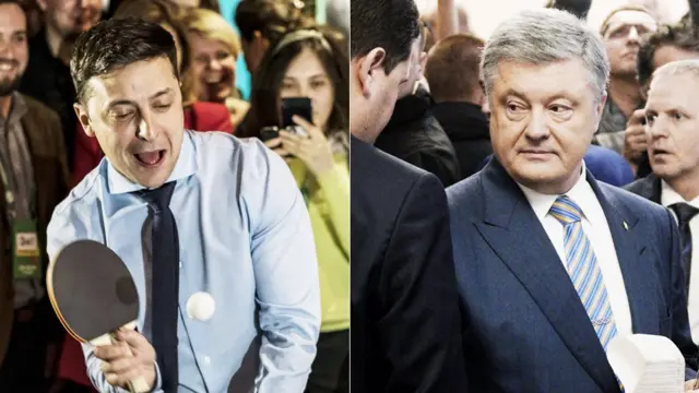 Зеленський та Порошенко