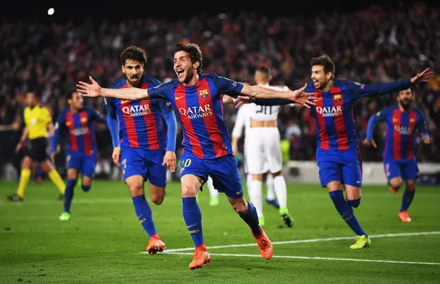 Sergi Roberto celebra