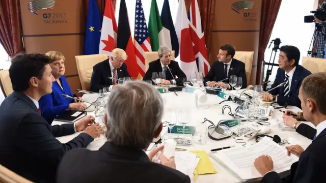 دیدار ترامپ با رهبران اروپا