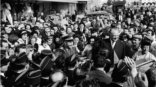 Юрий Гагарин в Париже. 29 сентября 1963 г.