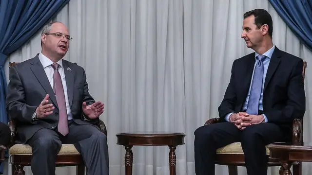 Сергій Гаврилов і Башар Асад