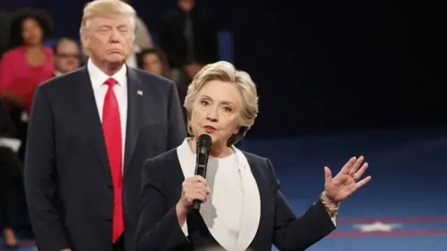 हिलेरी क्लिंटन और डोनल्ड ट्रंप