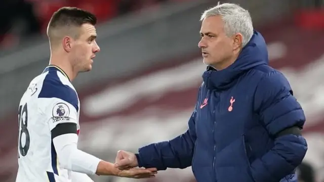 Giovani lo Celso and Jose Mourinho