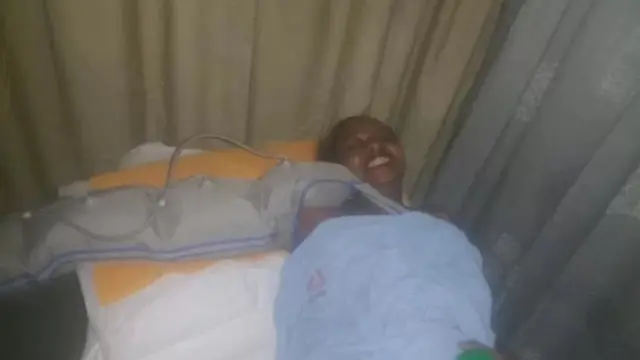Mwende Mutiso xilligii ay isbitaalka ku jirtay
