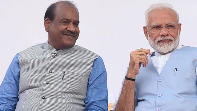 ਨਰਿੰਦਰ ਮੋਦੀ ਤੇ ਓਮ ਬਿਰਲਾ