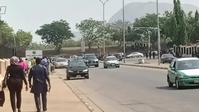 Etu ọnọdụ dị na mpaghara ụlọikpe oge ikpe Nnamdi Kanu biri