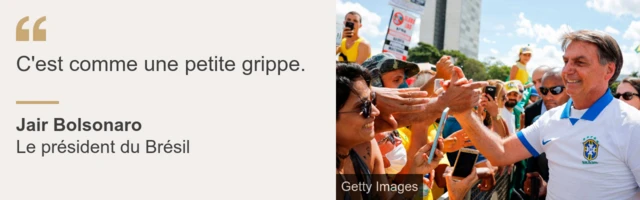 Le président brésilien Jair Bolsonaro salue les fans le 15 mars