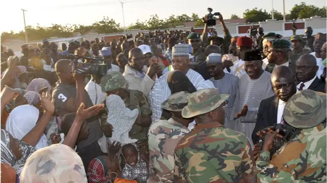 Former President Goodluck Jonathan for Borno state