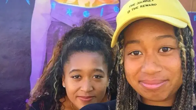 Aworan Naomi Osaka ati ẹgbọn rẹ Mari
