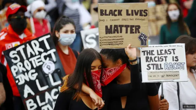 Manifestation Black Lives Matter.