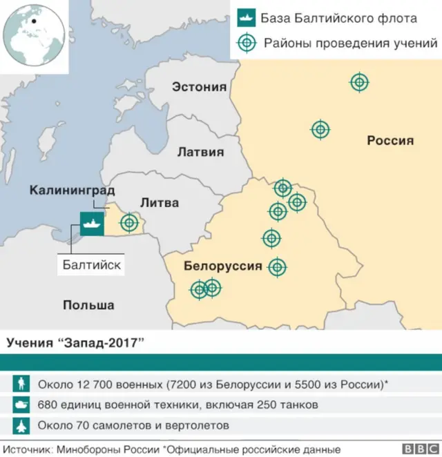 карта маневров