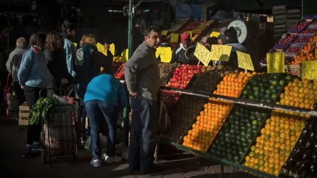 Feira na Argentina