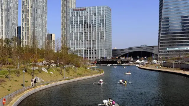 انتهت المرحلة الأولى من مدينة سونغدو التجارية الدولية خلال خمسة أعوام