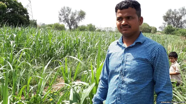 दिपक खाडे यांनी पहिल्यांदाच ऊस लावला.