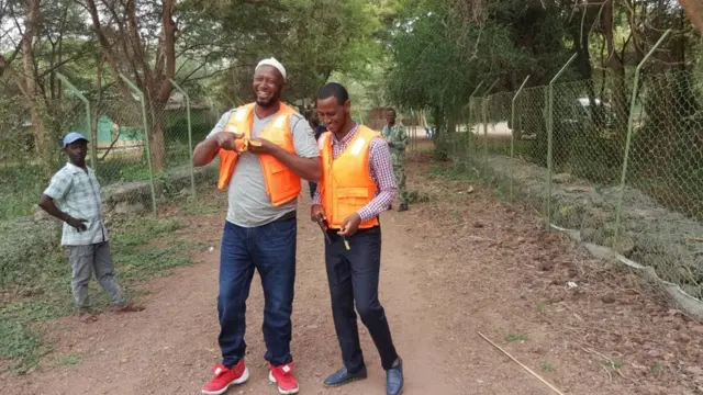 ሼህ ካሚል አሊዩ ቃሲም እና ልጃቸው ረመዳን ካሚል በአርባ ምንጭ ሲዝናኑ