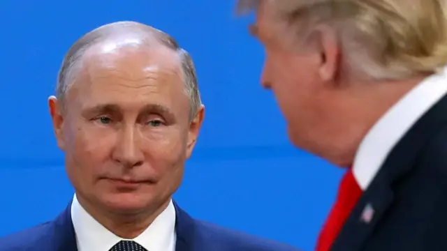 Vladimir Putin y Donald Trump