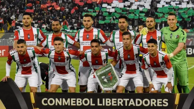 jogadores do palestino