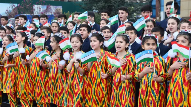 دیدار رؤسای جمهوری تاجیکستان و ازبکستان در شهر دوشنبه