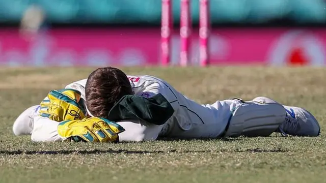 हनुमा विहारी के कैच को टपकाने के बाद टिम पेन की प्रतिक्रिया