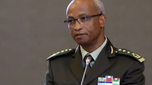 Ethiopia Gen Adem Mohammed pictured in February 2020