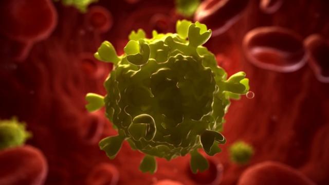 Клетка, зараженная ВИЧ
