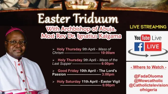 Usoro 'Holy Week' nke ndị ụka Katọlik n'Abuja