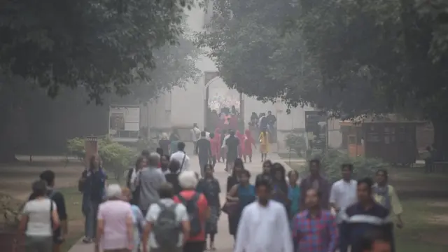 смог в Дели, Индия