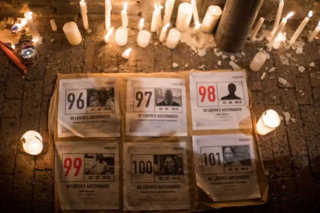 Vigilia por líderes sociales