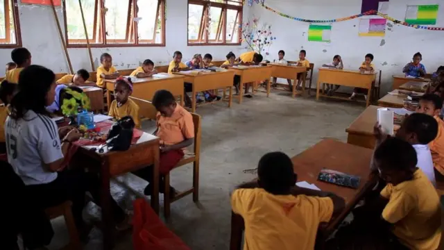 Suasana belajar di SD