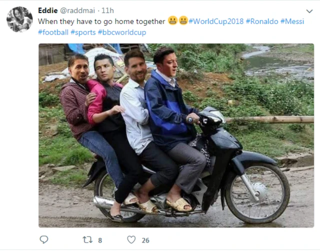 Ozil Ramos Ronaldo Messi