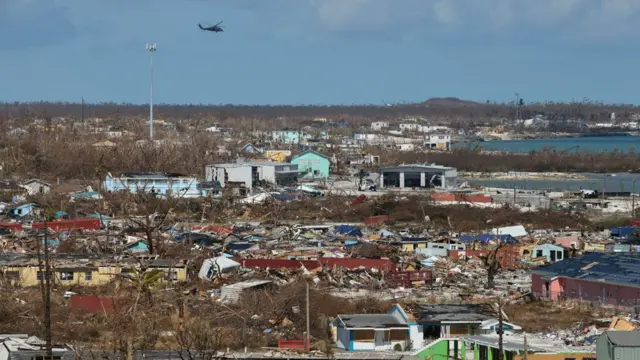 Vista aérea de Marsh Harbour