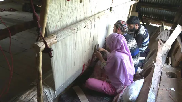 قالین، کشمیر