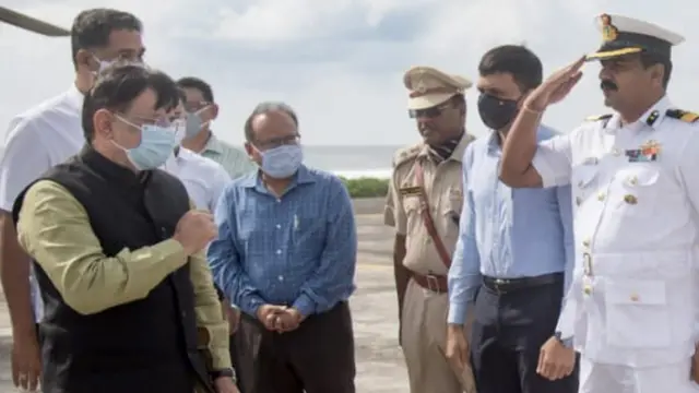 લક્ષદ્વીપના વહીવટકર્તા તરીકે પદભાર સંભાળવા પહોંચેલા પ્રફુલ્લ પટેલ