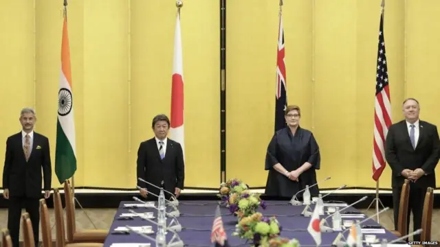 क्वाड के विदेश मंत्रियों की पिछले साल हुई बैठक