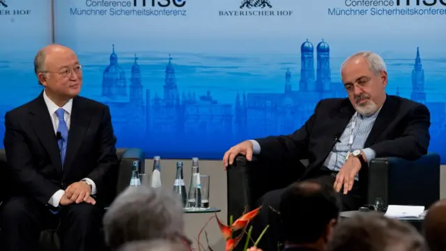 ظریف و آمانو