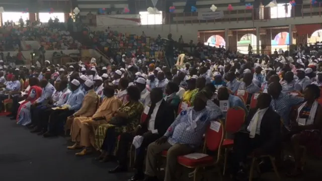 Pascal Affi N'Guessan et ses militants