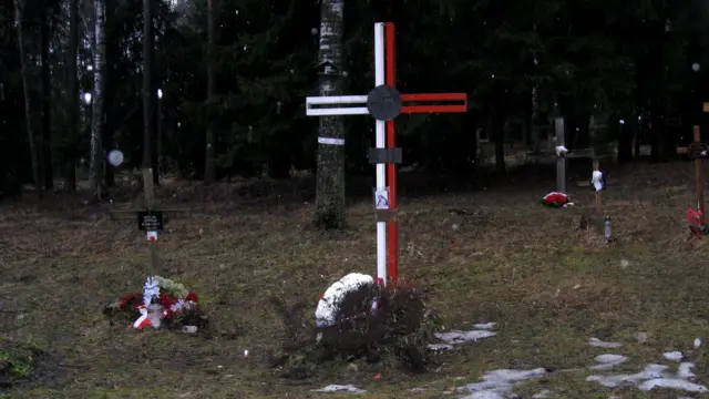 По версии некоторых исследователей, здесь могут быть останки польских офицеров, не доехавших до Катыни