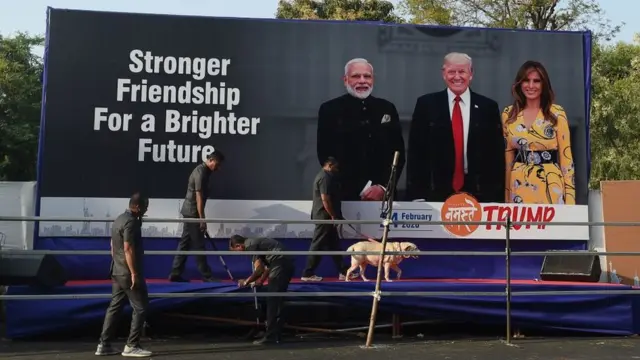 ટ્રમ્પની મુલાકાત પૂર્વે તૈયારી