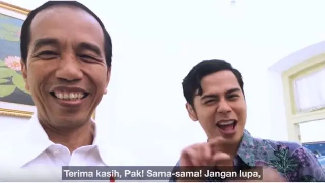 Vlog Presiden Jokowi bersama Surya Sahetapy.