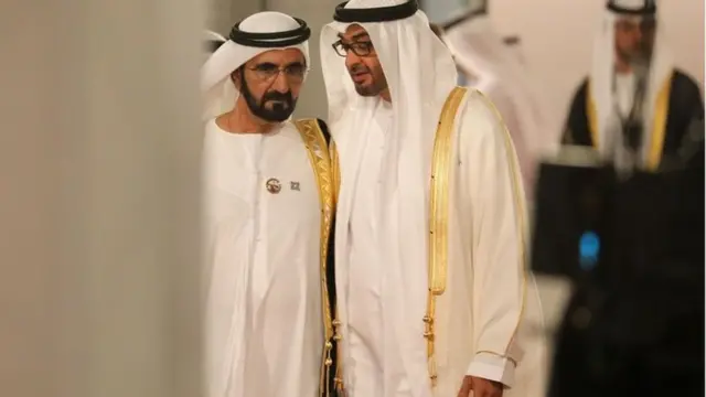 الشيخ محمد بن زايد والشيح محمد بن راشد آل مكتوم